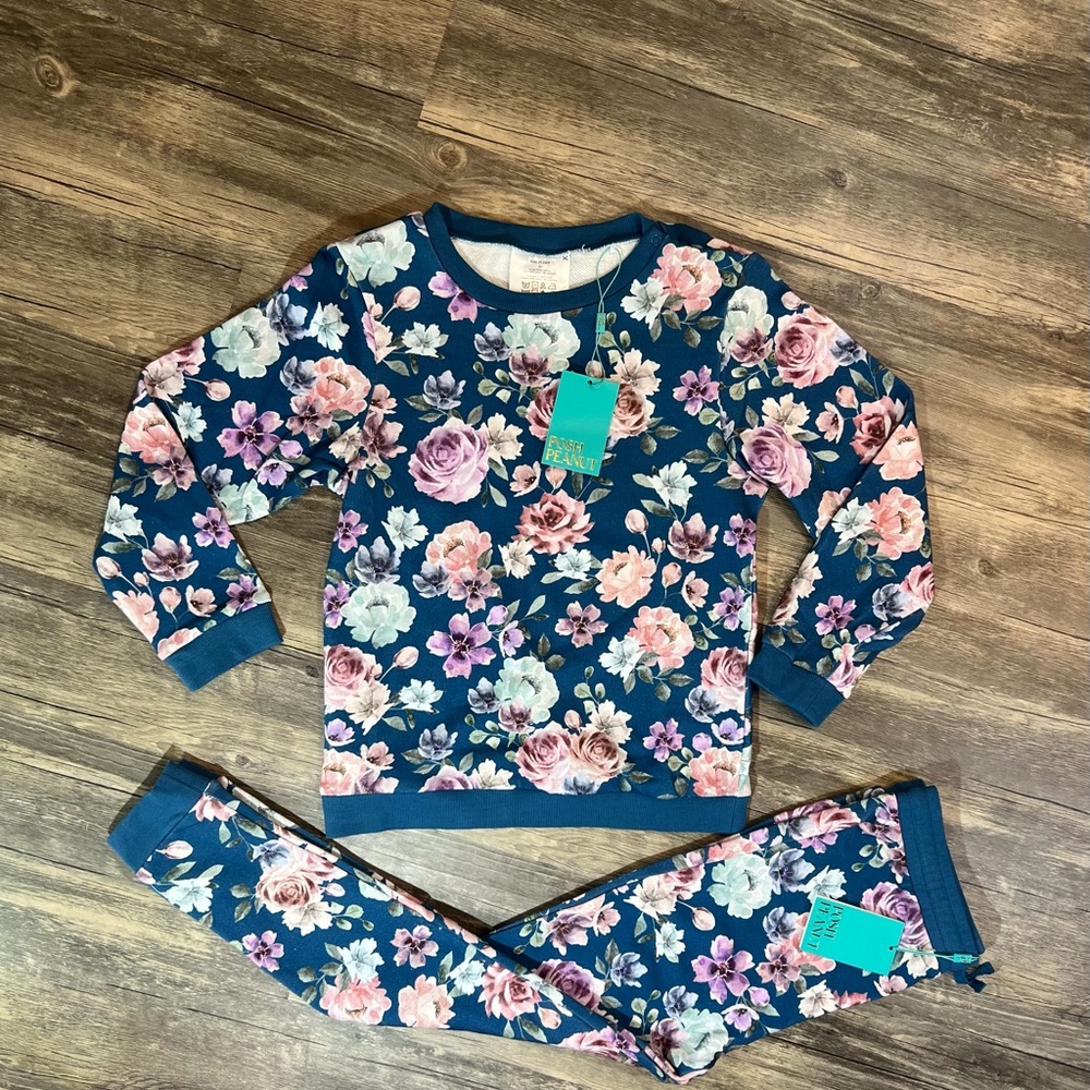 Floral‎ 12y Posh Peanut Keisha Jogger Set NWT